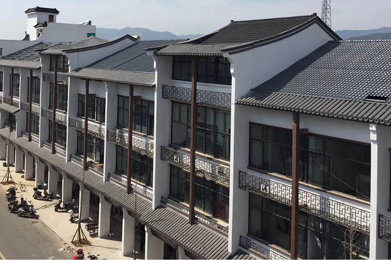 Shaoxing City Shengzhou District Pu Kou Takrenovering kommunalt prosjekt
